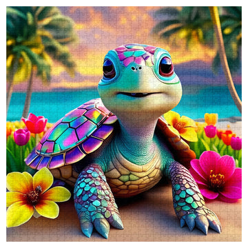 Rainbow Turtle Puzzles 1000 pièces